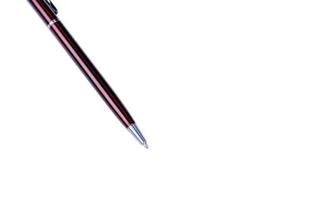 Pen on a white background Stock Photos