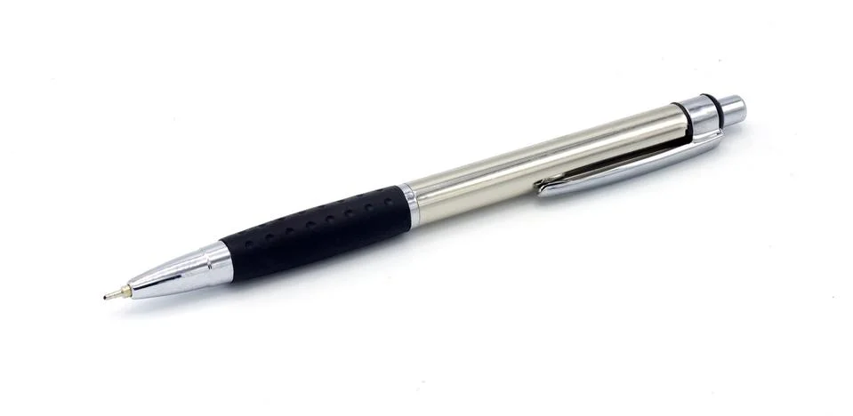 Pen on white background Foto stock