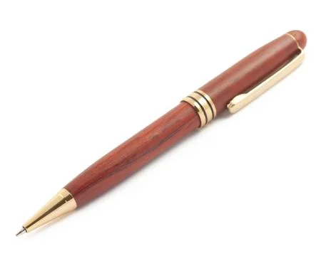 The pen on white background Stock Photos