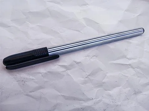 Pen on a white background. Stock Photos