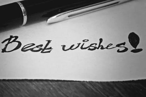 Pen to write a letter dear Stock Photos