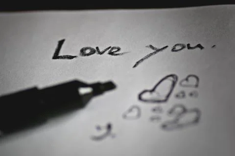 Pen to write a letter dear Stock Photos