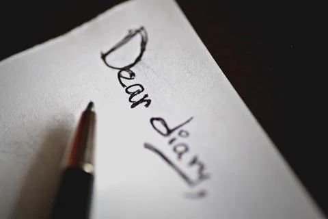 Pen to write a letter dear Stock Photos