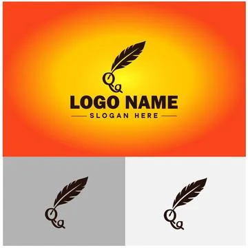 Pen write pencil logo icon vector for business brand app icon School Educat.. Illustrazione stock