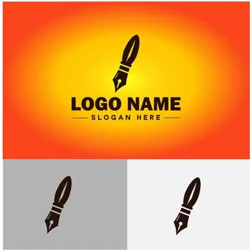 Pen write pencil logo icon vector for business brand app icon School Educat.. Illustrazione stock