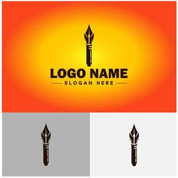 Pen write pencil logo icon vector for business brand app icon School Educat.. Illustrazione stock