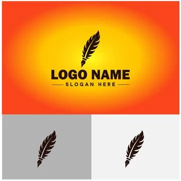 Pen write pencil logo icon vector for business brand app icon School Educat.. Illustrazione stock