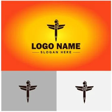 Pen write pencil logo icon vector for business brand app icon School Educat.. 스톡 일러스트