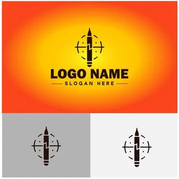 Pen write pencil logo icon vector for business brand app icon School Educat.. Illustrazione stock