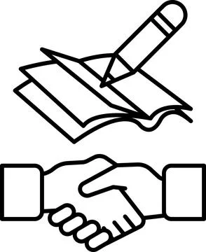 A pen is writing on a book Stock Illustration