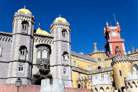 In the pena castle Stock Photos