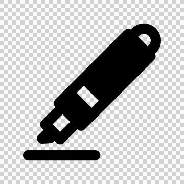 Pena highlighter icon Vector. Flat Design Style. EPS 10 Illustration Stockillustratie