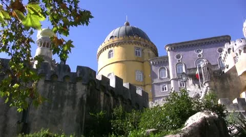 Pena Palace Stock Footage 20479763
