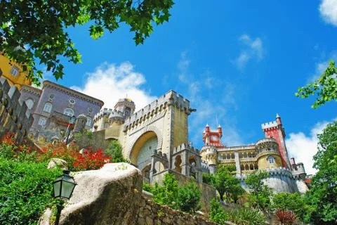 Pena palace Stock Photos