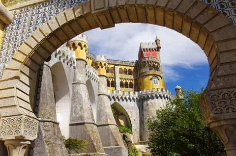 Pena palace Stock Photos