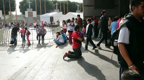 Penance and devotion 스톡 동영상 33501363