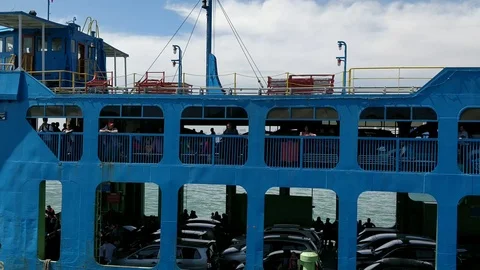 Penang Ferry Stock Footage 86717433