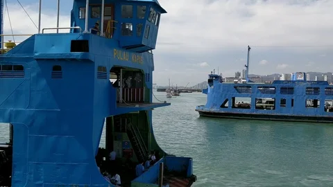 Penang Ferry Stock Footage 86717471
