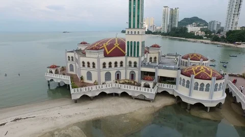 Penang Mosque Video stock 100855912