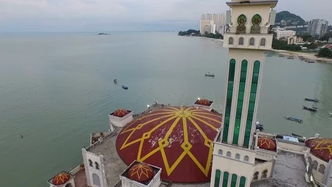 Penang Mosque Video stock 100856190