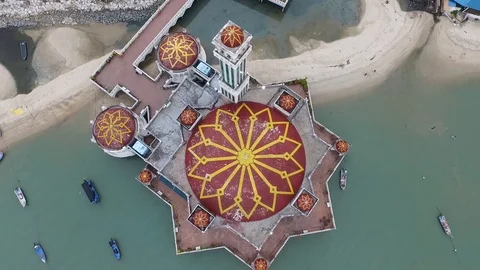 Penang Mosque Video stock 100856293