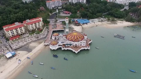 Penang Mosque Video stock 100996715