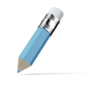 Pencil 3d illustration Illustrazione stock