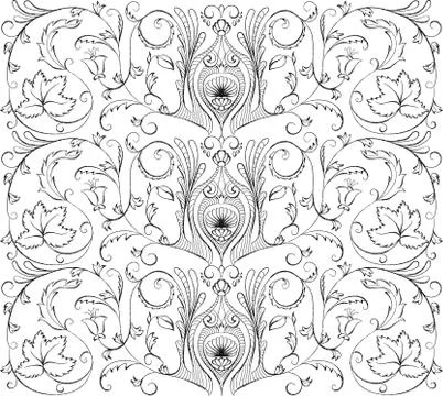 In pencil  Abstract seamless Stock Illustration
