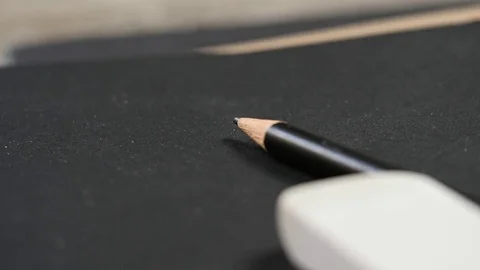 Pencil and eraser Video stock 84712191