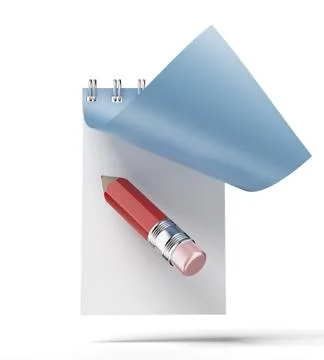 Pencil and notepad icon Иллюстрация