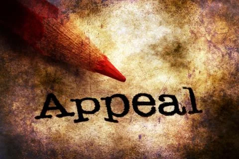 Pencil on appeal text Stock Illustration