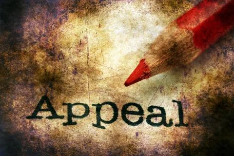 Pencil on appeal text Stock Illustration