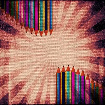 Pencil background for a background image. Stock Illustration