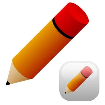 Pencil with background Stock Illustration