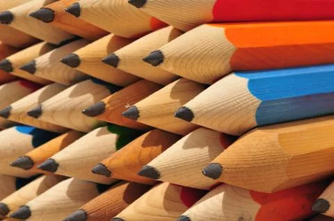 Pencil background Stock Photos