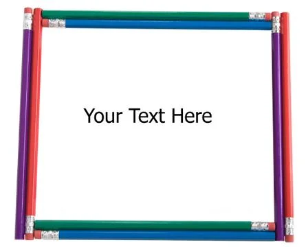 Pencil border Stock Photos