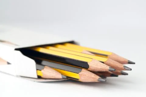 Pencil in a box Stock Photos