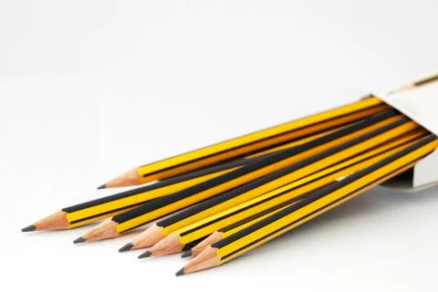 Pencil in a box Stock Photos