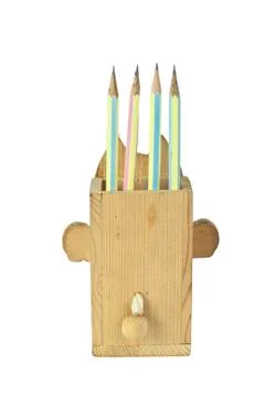 Pencil box 스톡 사진