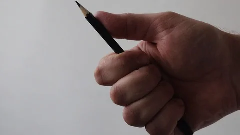Pencil Breaks Down Stock Footage 123670591