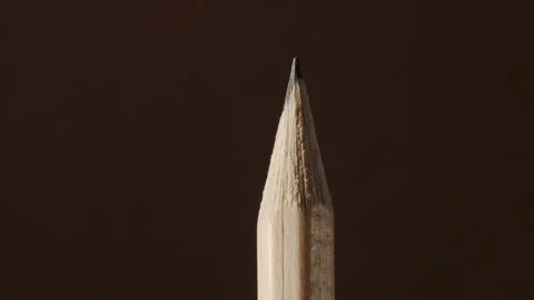 Pencil on a brown background Stock Footage 146817495