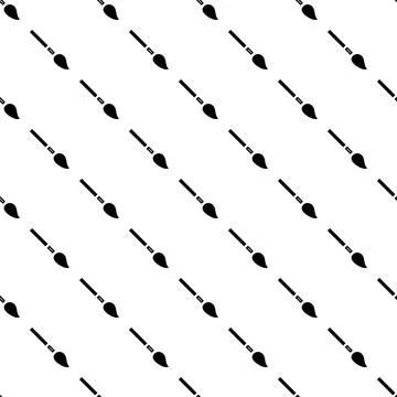 Pencil brush pattern seamless Stock Illustration