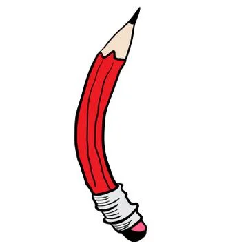 Pencil cartoon Stock Illustration