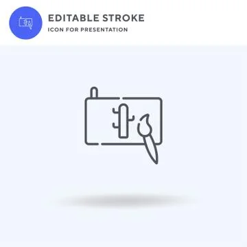 Pencil Case icon vector, filled flat sign, solid pictogram isolated on white Stock Illustration