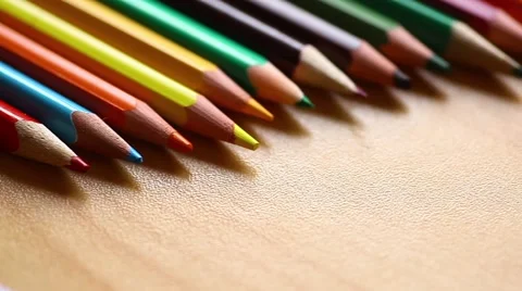 Pencil coloring book Stock Footage