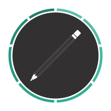 Pencil computer symbol イラスト素材
