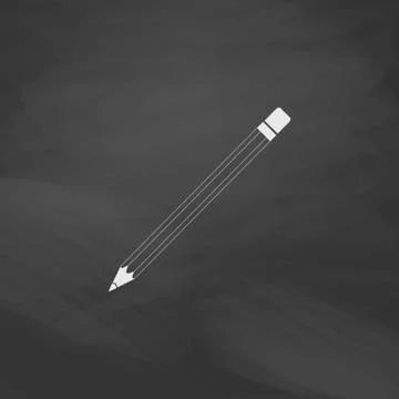 Pencil computer symbol Stock Illustration