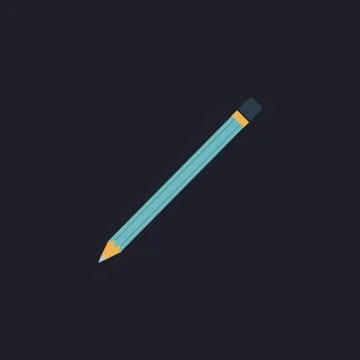 Pencil computer symbol Stock Illustration
