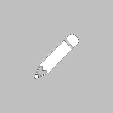 Pencil computer symbol Stock Illustration