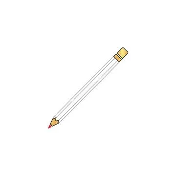 Pencil computer symbol Stock Illustration